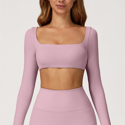 The Lily Belle Crop Top Flared Leggings 2-Piece Set