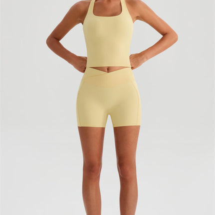 The Glee Halter Tank Top Shorts 2-Piece Set