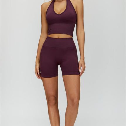 The Delight Halter Top Shorts 2-Piece Set