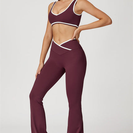 The Stamina Sports Bra Flared Leggings 2-Piece Set