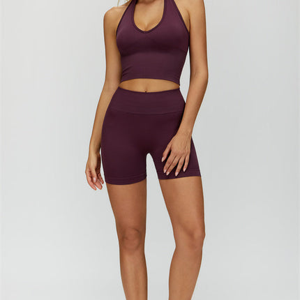 The Delight Halter Top Shorts 2-Piece Set