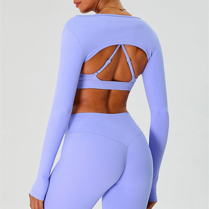 The Ember Sports Bra Crop Top Leggings 3-Piece Set