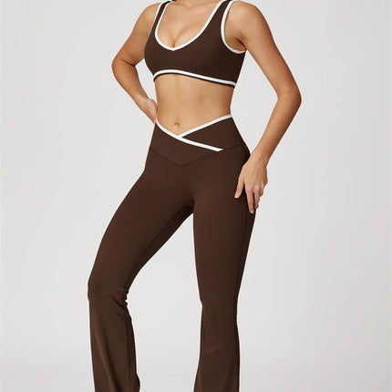 The Stamina Sports Bra Flared Leggings 2-Piece Set