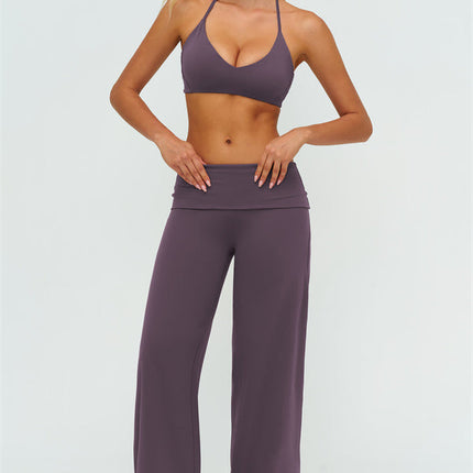The Twirl Sports Bra Straight Leg Pants 2-Piece Set