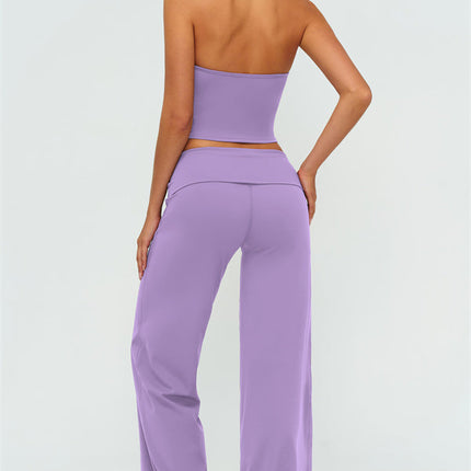 The Twirl Zip Jacket Halter Tank Top Leggings 3-Piece Set