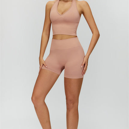 The Delight Halter Top Shorts 2-Piece Set