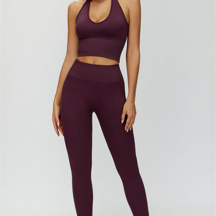 The Delight Halter Top Leggings 2-Piece Set