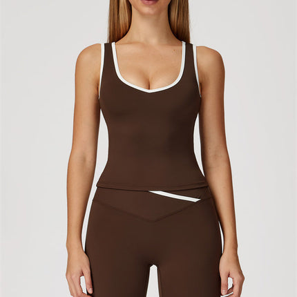 The Stamina Tank Top Flared Leggings 2-Piece Set