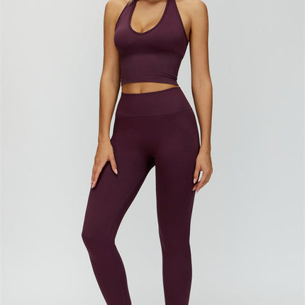 The Delight Halter Top Leggings 2-Piece Set
