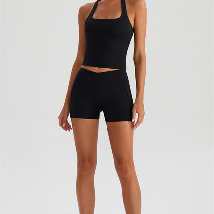 The Glee Halter Tank Top Shorts 2-Piece Set