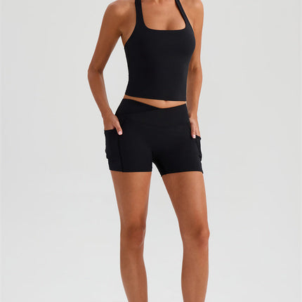 The Glee Halter Tank Top Shorts 2-Piece Set