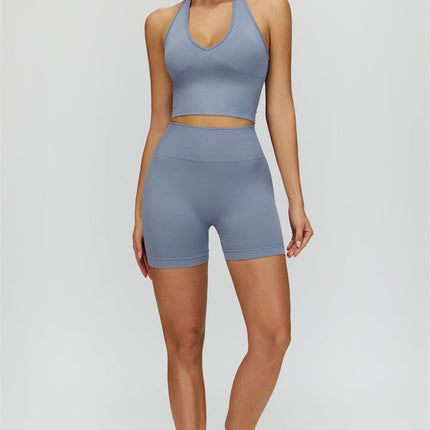 The Delight Halter Top Shorts 2-Piece Set