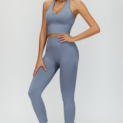 The Delight Halter Top Leggings 2-Piece Set