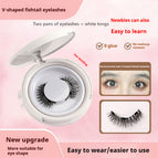 UBS053 / 2pair Eyelash Plus White Clip