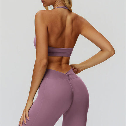 The Fyra Sports Bra Flared Leggings 2-Piece Set