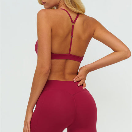 The Lushness Y-Back Sports Bra Leggings 2-Piece Set