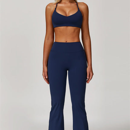 The Refresh Sports Bra Flared Leggings 2-Piece Set