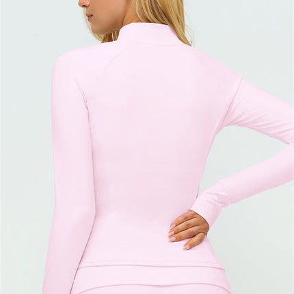 The Twirl Zip Jacket Sports Bra Straight Leg Pants 3-Piece Set