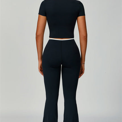 The Skyline Flared Tie Leggings
