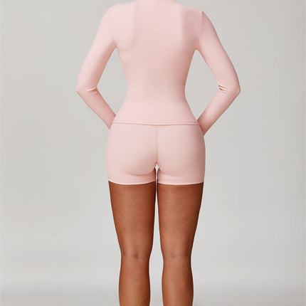 The Refresh Jacket Sports Bra Shorts 3-Piece Set