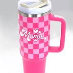 MAMA CHECKER FUCHSIA