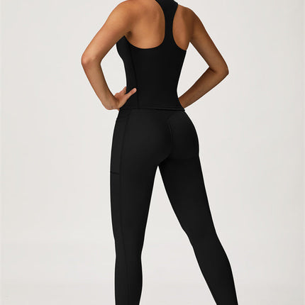 The Glacier Crop Tank Leggings 2-Piece Set