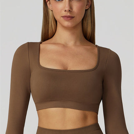 The Reign Long Sleeve Crop Top Leggings 2-Piece Set