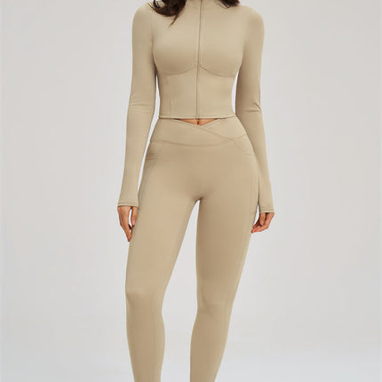The Sizzle Zip Jacket Leggings 2-Piece Set