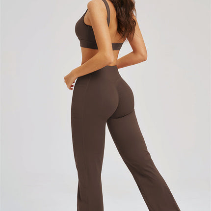 The Sizzle Sports Bra Flared Leggings 2-Piece Set