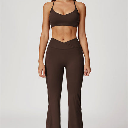 The Propel Sports Bra Flared Leggings 2-Piece Set