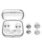 White 2pairs ear cap