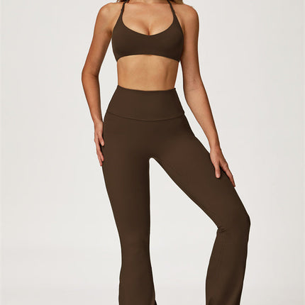 The Lily Sports Bra Flared Leggings 2-Piece Set