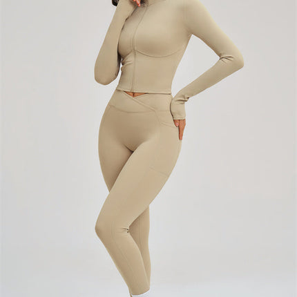 The Sizzle Zip Jacket Leggings 2-Piece Set