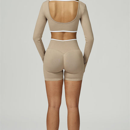 The Prime Line Long Sleeve Crop Top