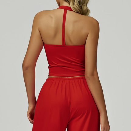 The Sprint Halter Tank Top