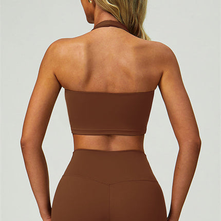 The Seraphine Halter Crop Top