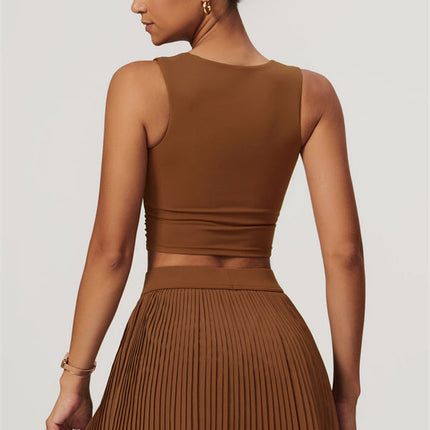 The Balance Crop Top Tennis Skirt 2-Piece Set
