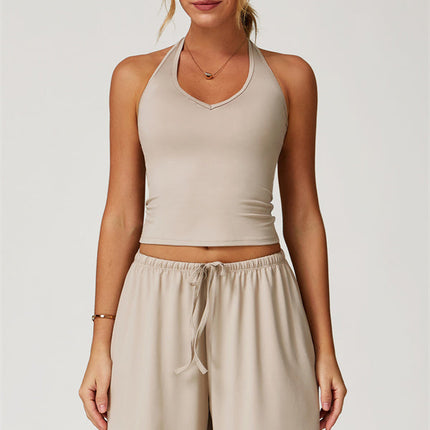 The Sprint Halter Tank Top