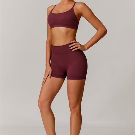 Nova Luxe Sports Bra Shorts 2-Piece Set