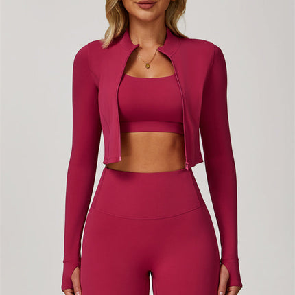 The Eloise Jacket Sports Bra Leggings 3-Piece Set
