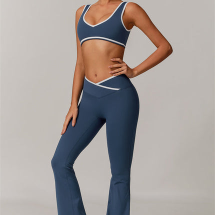 The Stamina Sports Bra Flared Leggings 2-Piece Set