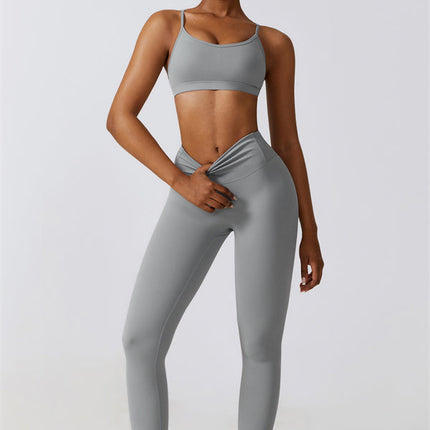 Juno Star Sports Bra Leggings 2-Piece Set