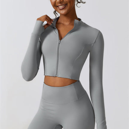 Juno Star Jacket Sports Bra Leggings 3-Piece Set