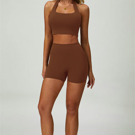 The Seraphine Halter Crop Top
