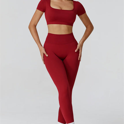The Reign Crop Top Leggings 2-Piece Set