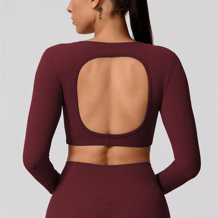 The Nestle Long Sleeve Crop Top Straight Leg Pants 2-Piece Set