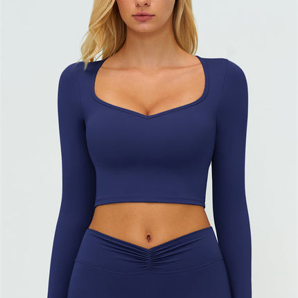 The Lushness Long Sleeve Crop top Leggings 2-Piece Set