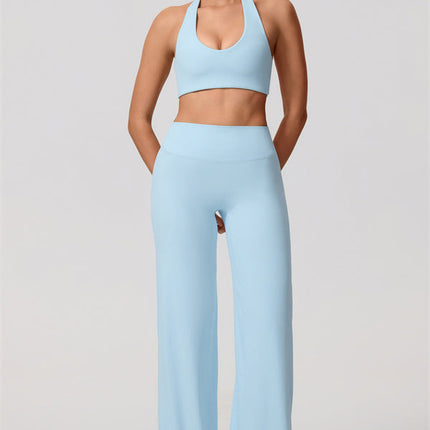 The Nestle Sports Bra Straight Leg Pants 2-Piece Set