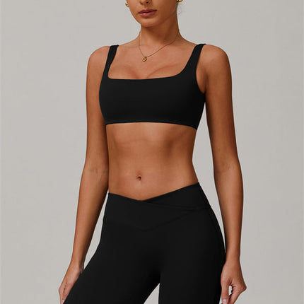 The Halo Sports Bra Flared Leggings 2-Piece Set