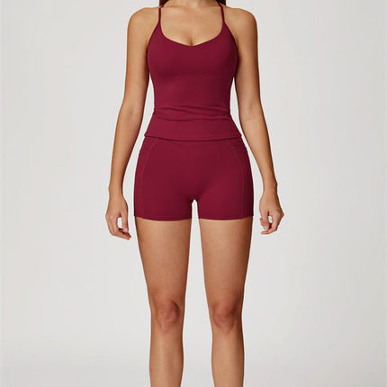 The Propel Crop Top Shorts 2-Piece Set